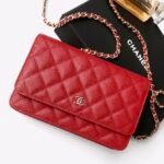 Ch@nel Wallet On Chain-Silver Hardware-19*12*3.5CM