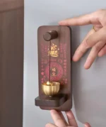 風水招財鈴 | 桃木黃銅招財門鈴 - Image 3