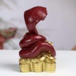 十二生肖幸運朱砂紅蛇風水擺件——象徵智慧、財富與守護的擺飾（提供兩種尺寸） - Image 5