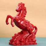 十二生肖幸運朱砂紅馬風水擺件——居家與辦公室的事業與財富吉祥物 - Image 3