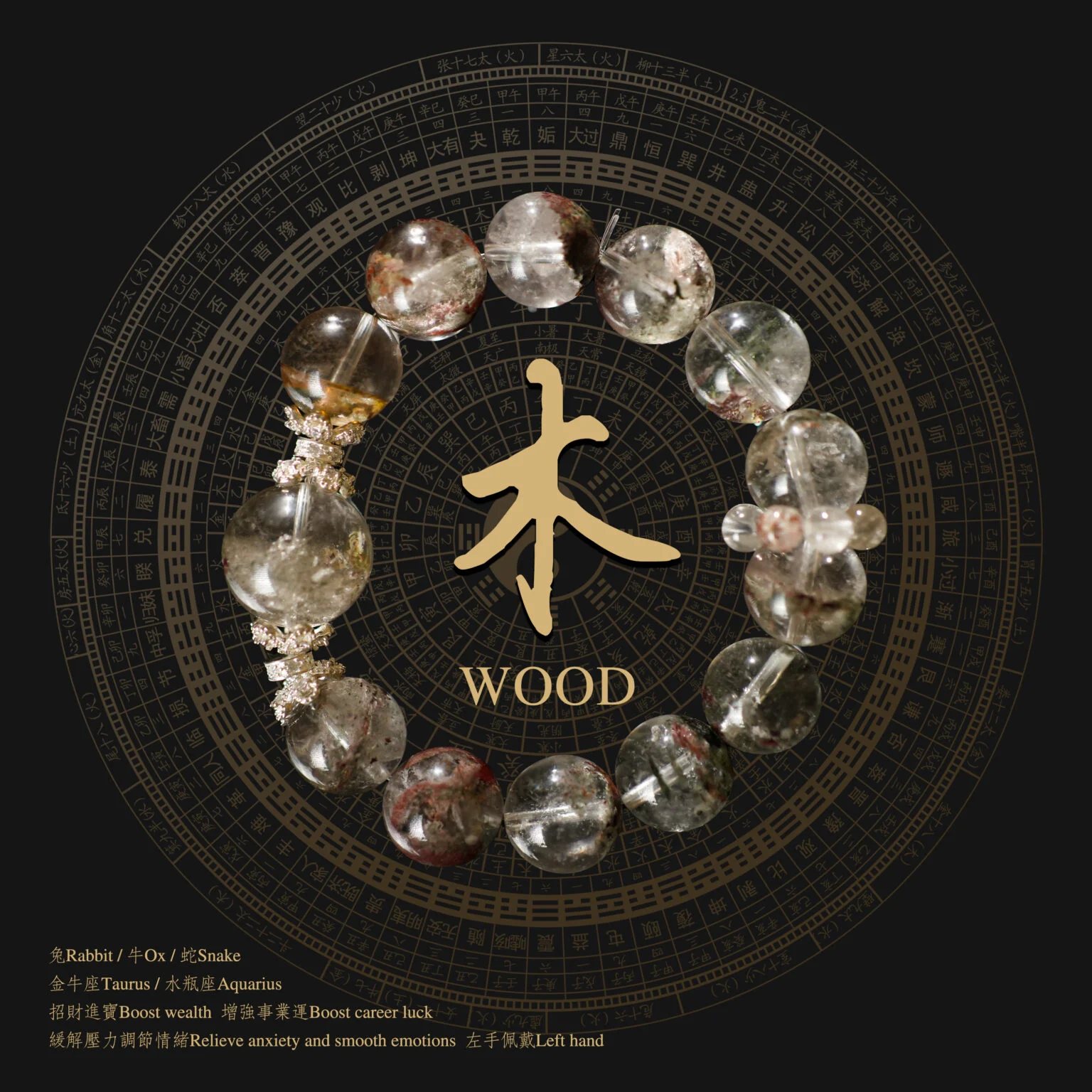 綠色幻影石英手鍊