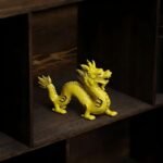 十二生肖吉祥陶瓷黃龍擺件——風水招財家居裝飾 - 影像 2